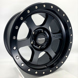 Falcon T1 - Matte Black 17x9