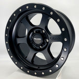 Falcon T1 - Matte Black 17x9