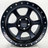 Falcon T1 - Matte Black 17x9