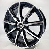 DRW Wheels - D18 Gloss Black Machined Face 17x7