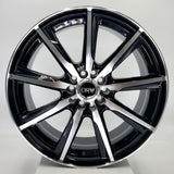 DRW Wheels - D18 Gloss Black Machined Face 18x8