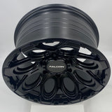 Falcon T6 - Matte Black 17x9