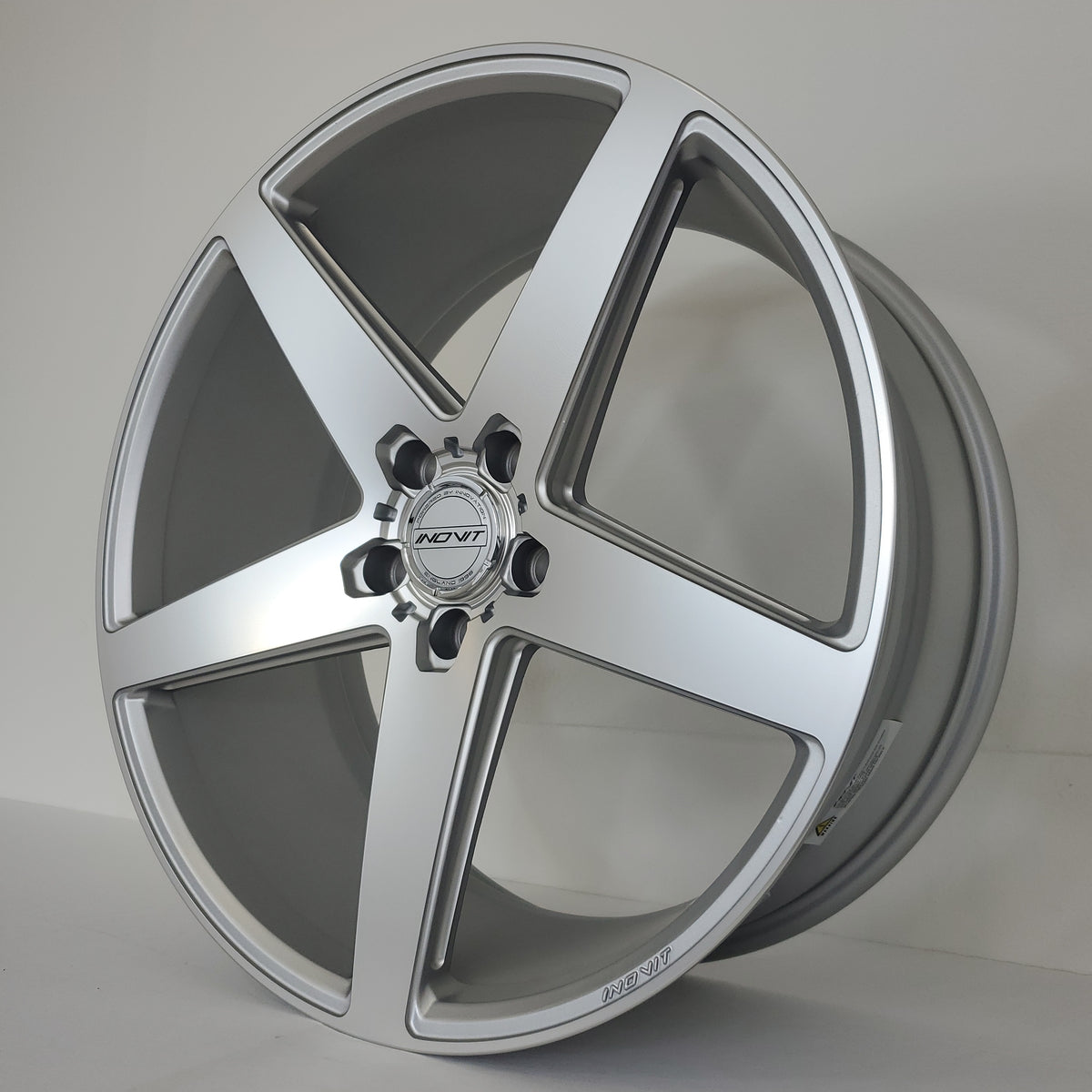 INOVIT YSM-012 Sonic Hyper Silver 20x8.5 +35 5x120.65 Wheels Set of Rims