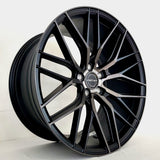 Inovit - Blitz Black Machined Face Dark Tint 20x10