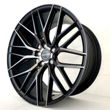 Inovit - Blitz Black Machined Face Dark Tint 20x8.5