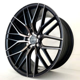 Inovit - Blitz Black Machined Face Dark Tint 20x10