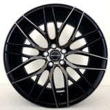 Inovit - Blitz Black Machined Face Dark Tint 20x8.5