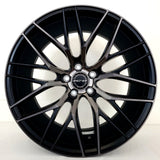 Inovit - Blitz Black Machined Face Dark Tint 20x10