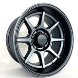Falcon T8 "Seeker" Matte Gunmetal 17x9