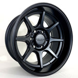 Falcon T8 "Seeker" Matte Black 17x9