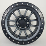 Falcon T7 - Matte Gunmetal 17x9