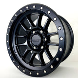 Falcon T7 - Matte Black 17x9