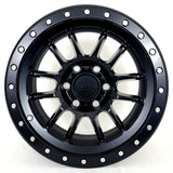 Falcon T7 - Matte Black 17x9