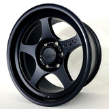 Falcon T2 - Matte Black 17x9