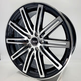 DRW Wheels - D13 Gloss Black Machined Face 17x7