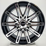DRW Wheels - D13 Gloss Black Machined Face 17x7