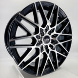 DRW Wheels - D17 Gloss Black Machined Face 17x7