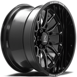 Axe Wheels - Atlas Gloss Black Milled 20x10