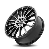 DRW Wheels - D15 Gloss Black Machined Face 18x8