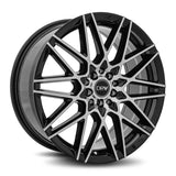 DRW Wheels - D17 Gloss Black Machined Face 18x8