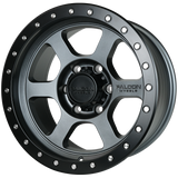 Falcon T1 - Matte Gunmetal 17x9