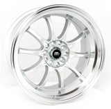 MST Wheels - MT11 Silver Machined Lip 17x9
