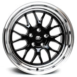 MST Wheels - MT43 Black Machined Lip 17x9