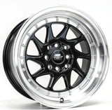 MST Wheels - MT28 Black Machined Lip 15x8