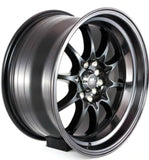 MST Wheels - MT11 Matte Black With Matte Black Lip 16x8