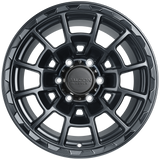 Falcon T4 - Matte Gunmetal 17x9
