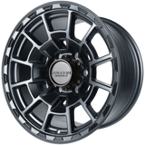 Falcon T4 - Matte Gunmetal 17x9