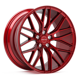 Inovit - Blitz Candy Red Machined Face 20x8.5