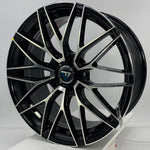 VLF WHEELS - VLF15 FlowForm Gloss Black Machined Face 18x8