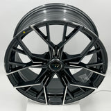 VLF Wheels - VLF13 FlowForm Gunmetal Machined Face 18x8