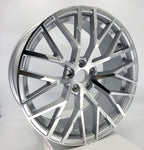 Replica Wheels - AU1 Silver Machined Face 20x9