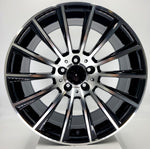 Replica Wheels - MB4 Gloss Black Machined Face 18x8