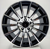 Replica Wheels - MB4 Gloss Black Machined Face 18x8