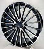 Replica Wheels - PM02 Gloss Black Machined Face 20x9.5