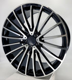 Replica Wheels - PM02 Gloss Black Machined Face 20x8.5