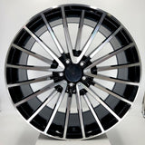 Replica Wheels - PM02 Gloss Black Machined Face 22x10.5