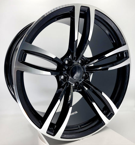 Replica Wheels - YSM362 Gloss Black Machined Face 20x10