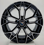 VLF Wheels - VLF05 FlowForm Gloss Black Machined Face 17x7.5