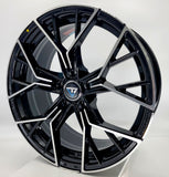 VLF Wheels - VLF13 FlowForm Gloss Machined Face Black 18x8