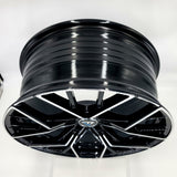 VLF Wheels - VLF13 FlowForm Gloss Black Machined Face 19x8.5