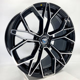VLF Wheels - VLF05 FlowForm Gloss Black Machined Face 19x9.5