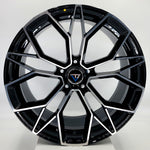 VLF Wheels - VLF05 FlowForm Gloss Black Machined Face 19x8.5