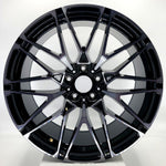 Replica Wheels - B19 Black Machined Dark Tint Face 19x9.5