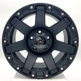 White Diamond Luxury Wheels - D2804 Matte Black 15x8