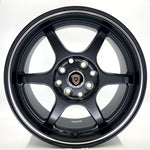 G-Line Luxury Wheels - G6049 Satin Black Machined Tip 15x7