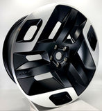 Replica Wheels - 0371 Satin Black Machined Face 22x9.5